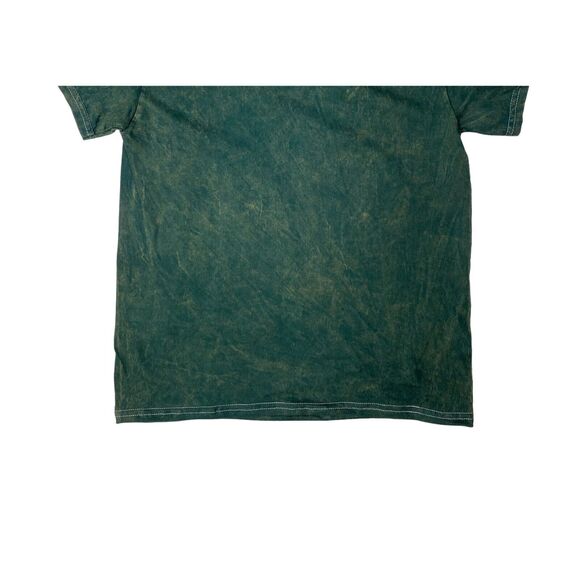 Nirvana Vintage Style Smile Back Short Sleeve Unisex T Shirt Crew Neck S Green - Picture 7 of 14